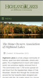 Mobile Screenshot of highlandlakesal.com